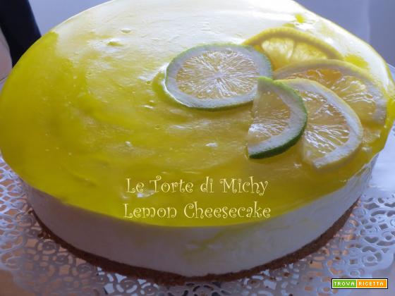 Cheesecake light al limone (Lemon cheesecake)