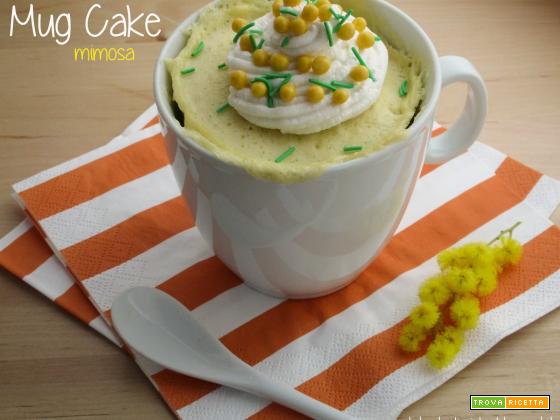 Mimosa Mug Cake (Torta in Tazza Mimosa)