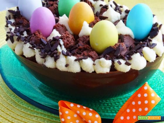 Uova di Pasqua ripiene di mousse al cioccolato (Chocolate Mousse Egg)