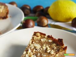 Castagnaccio con granella di nocciole