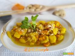 Pollo alle mandorle semplice e gustoso