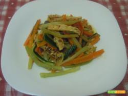 Filetti di verdure e tempeh