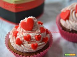 Cupcakes al cacao San Valentino