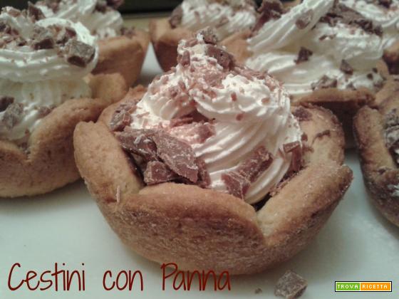 Cestini con Panna