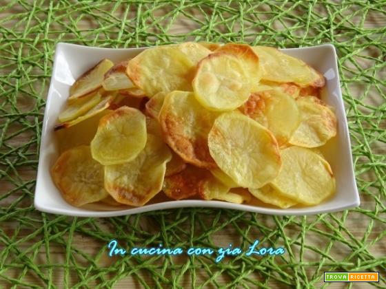 Patate chips al forno ricetta light