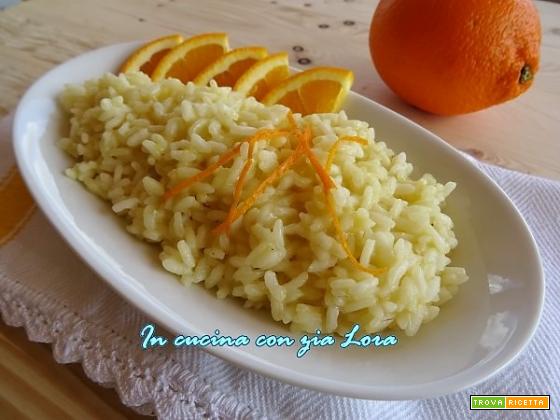 Risotto all’arancia ricetta semplice