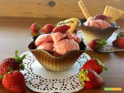 Gelato alla fragola senza gelatiera