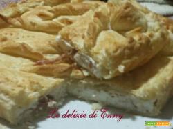 Rustico con ricotta e salame