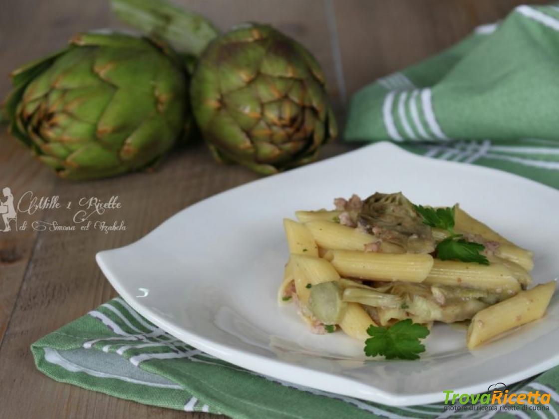 Pasta Carciofi E Salsiccia Mantecata Al Parmigiano Ricetta Trovaricetta Com