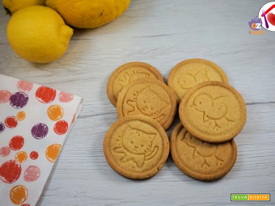 Biscotti stampati al limone