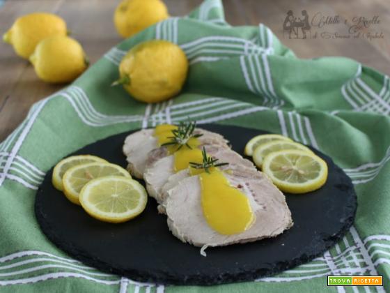 Arista con salsa al limone