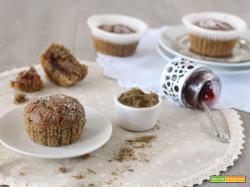 Vegan muffin alla farina di canapa e ciliegia