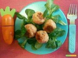 Polpettine di tacchino e carote al forno