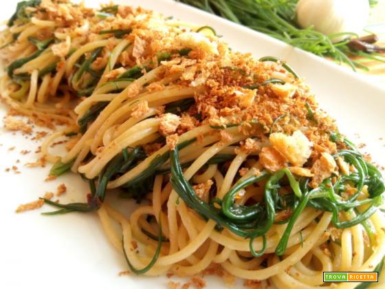 Spaghetti agretti e briciole