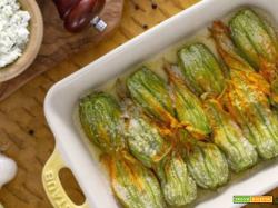 FIORI DI ZUCCA RIPIENI DI RICOTTA