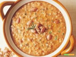 ZUPPA DI FAGIOLI E FARRO