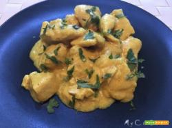Bocconcini di pollo al curry con Cuisine e i-Companion Moulinex