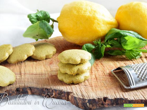 Biscotti basilico e limone seguilestagioni