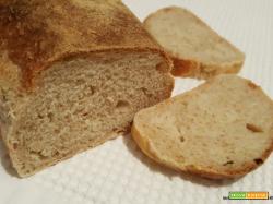 Pane in cassetta semintegrale con lievito madre