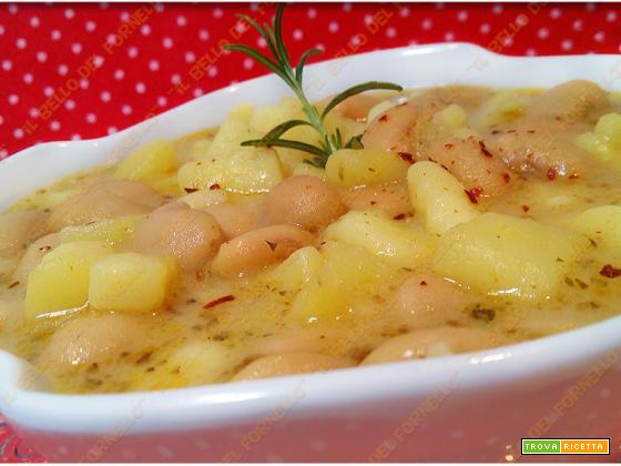 Zuppa di fagioli cannellini e patate