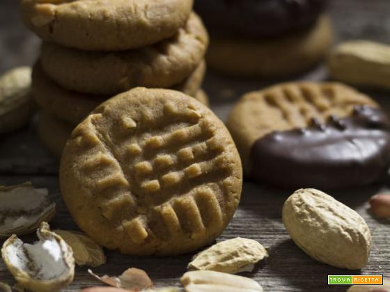 Peanut butter cookies - Biscotti al burro di arachidi