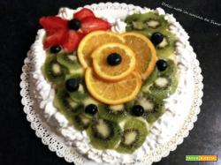 Dolce cuore alla frutta