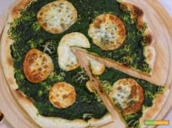 Pizza scamorza e spinaci