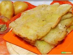 Schiacciata veloce di patate ed origano senza lievito