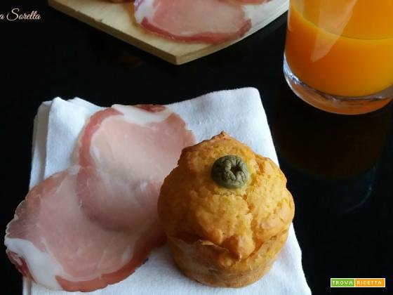 Muffin salati alle olive – ricetta con impasto leggero alla ricotta