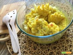 Cavolfiori al forno con curcuma e besciamella