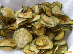 Chips di zucchine fritte