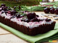 Crostata cheesecake con ciliegie…senza cottura