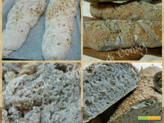 pane fatto in casa con farina di farro