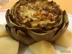 Carciofi ripieni di mollica saporita