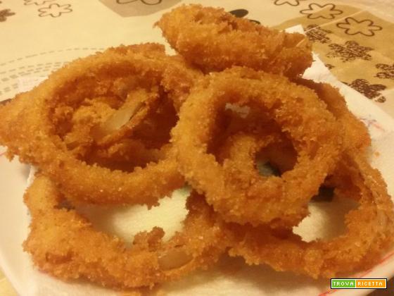 Onion rings (anelli di cipolla fritti)