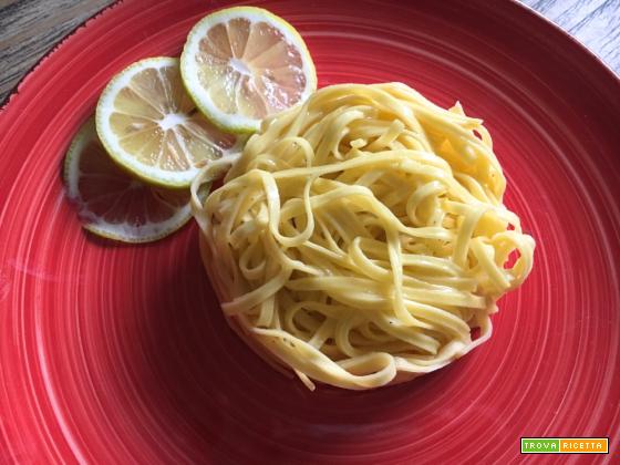 Tagliolini al limone – ricetta veloce e saporita!