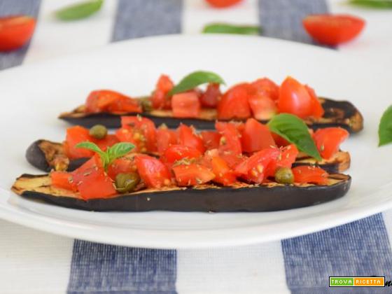 Bruschette Di Melanzane Antipasto Vegan Ricetta Trovaricetta Com