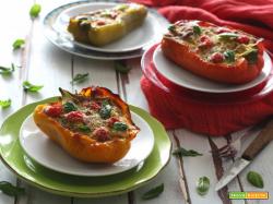 Peperoni ripieni di melanzane – ricetta vegetariana