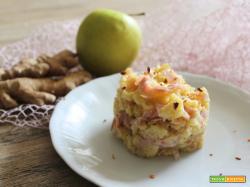 Cous cous mele, zenzero e cotto