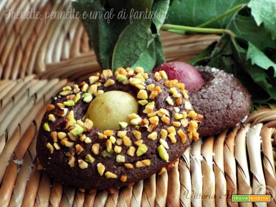 Biscotti morbidi cacao e uva