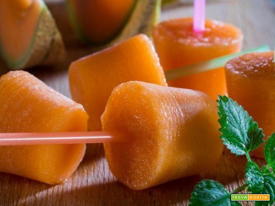 Ghiaccioli di melone: una merenda fresca!