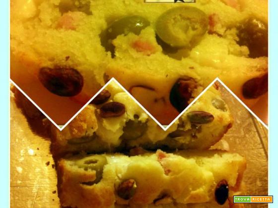 Plumcake Senza Glutine con Pistacchi e Olive…