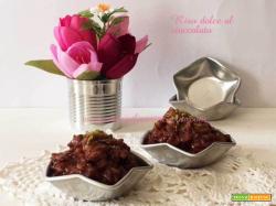 Riso dolce al cioccolato siciliano