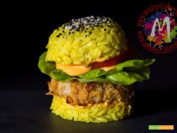 Chicken Cheese Rice Burger – I Menù del SorRISO