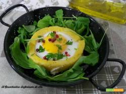 Uova in crosta di polenta