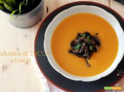 Vellutata di zucca e funghi