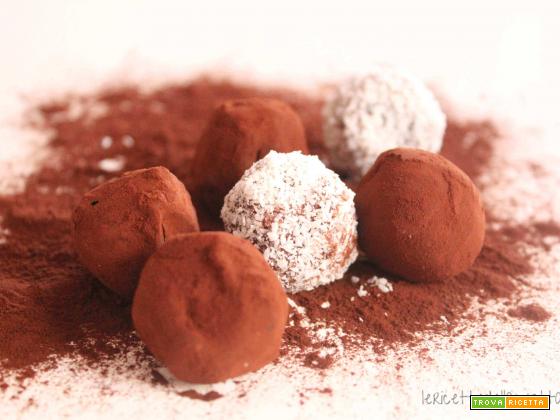 Tartufini di cioccolato: piccole palline di piacere!