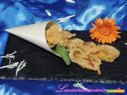 Fiori fritti non fritti