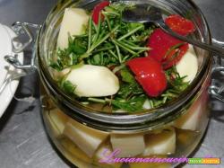 Il formaggio sott'olio