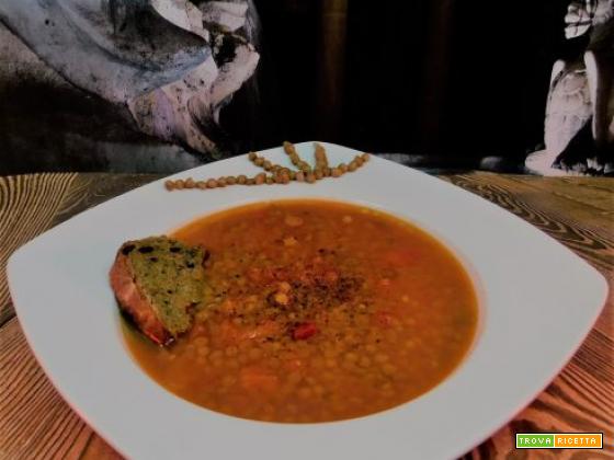 Zuppa di lenticchie piccante